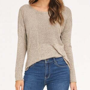 One Park Ave, Asymmetrical Long Sleeve Blouse